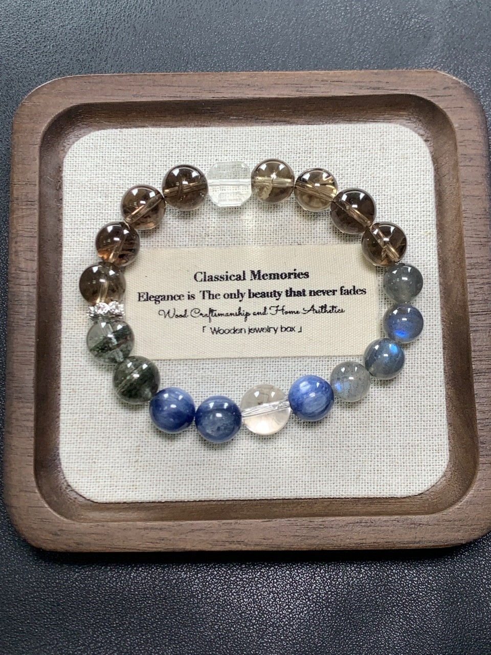 5-Crystal Balancing Bracelet for Focus & Manifestation | Energy-Boosting Chakra Stone Jewelry