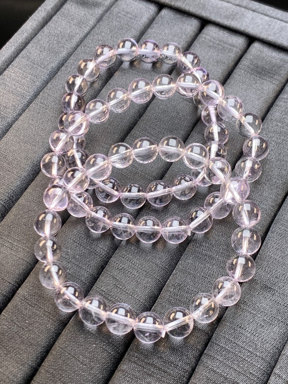 Bolivian Amethyst Bracelet - Energy Cleansing & Intuition Crystal | Handmade for Emotional Balance, Clarity & Restful Sleep