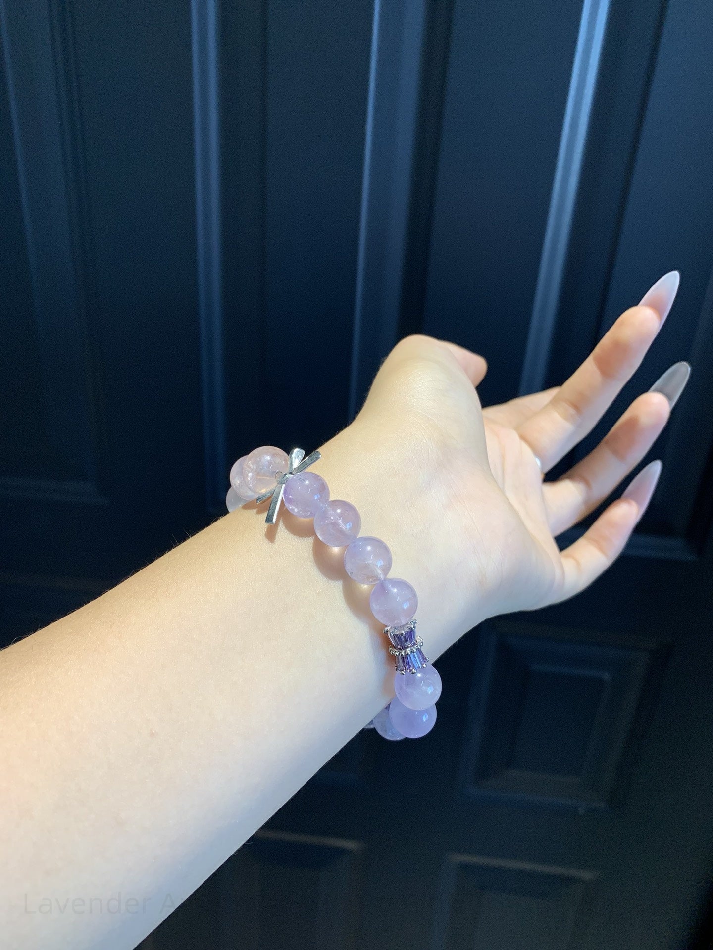 Lavender Amethyst & Moro Pink Crystal Bracelet for Love, Harmony & Spiritual Energy | Handmade Healing Jewelry
