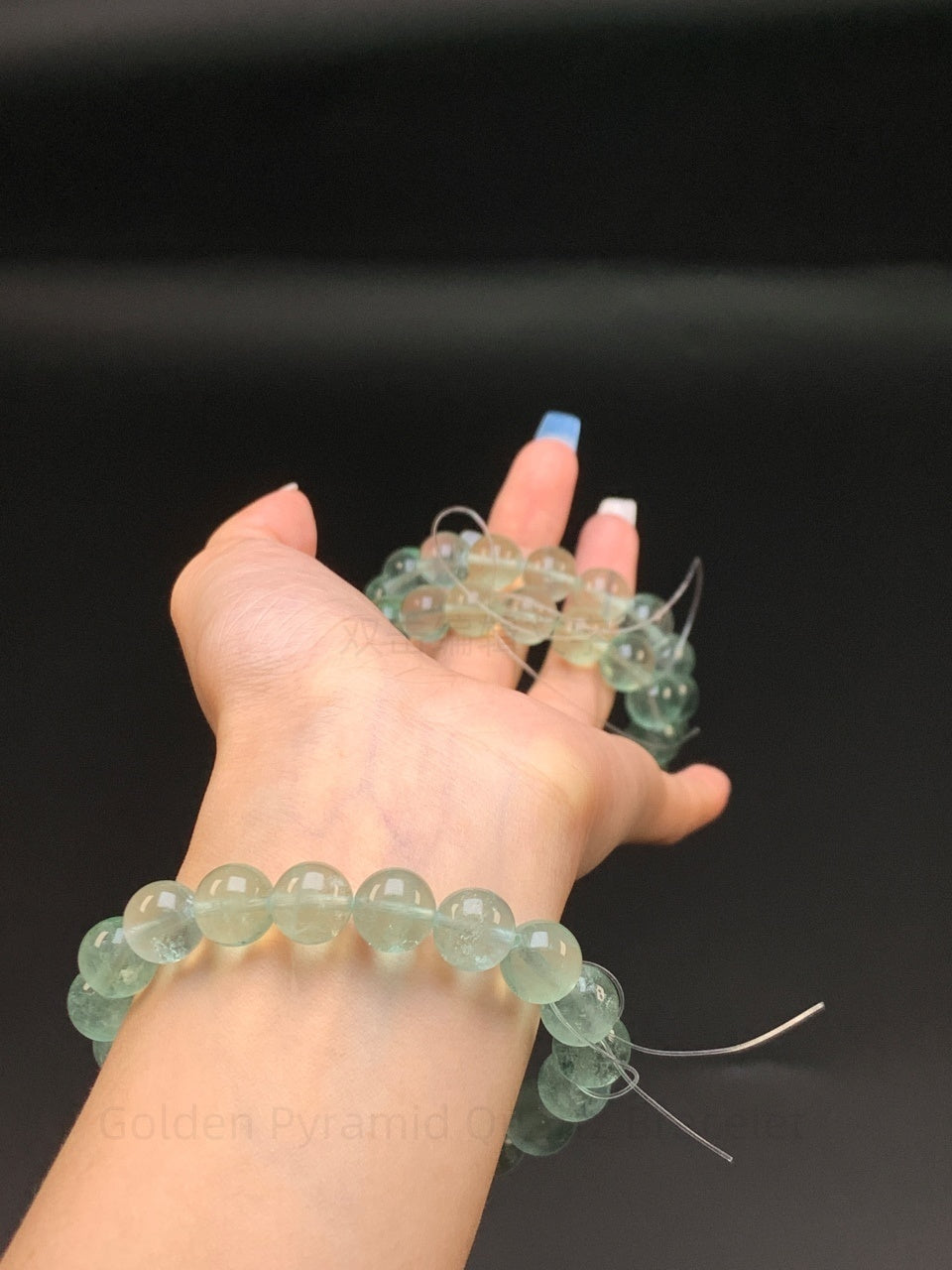 Mint Green Fluorite Bracelet - Clarity & Creativity Crystal | Handmade for Focus, Energy Cleansing & Mental Balance