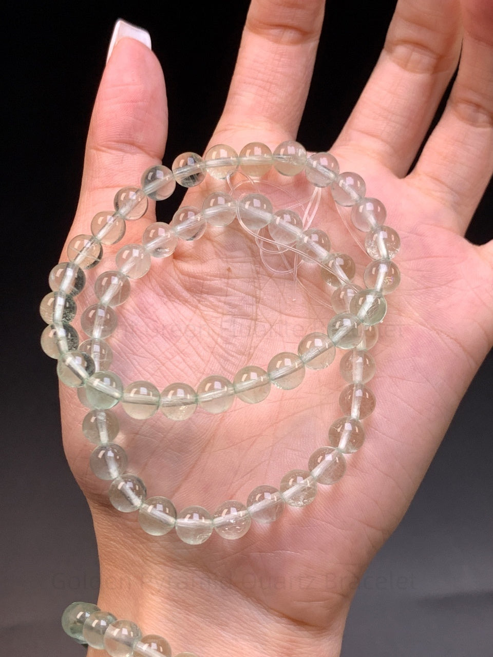 Mint Green Fluorite Bracelet - Clarity & Creativity Crystal | Handmade for Focus, Energy Cleansing & Mental Balance