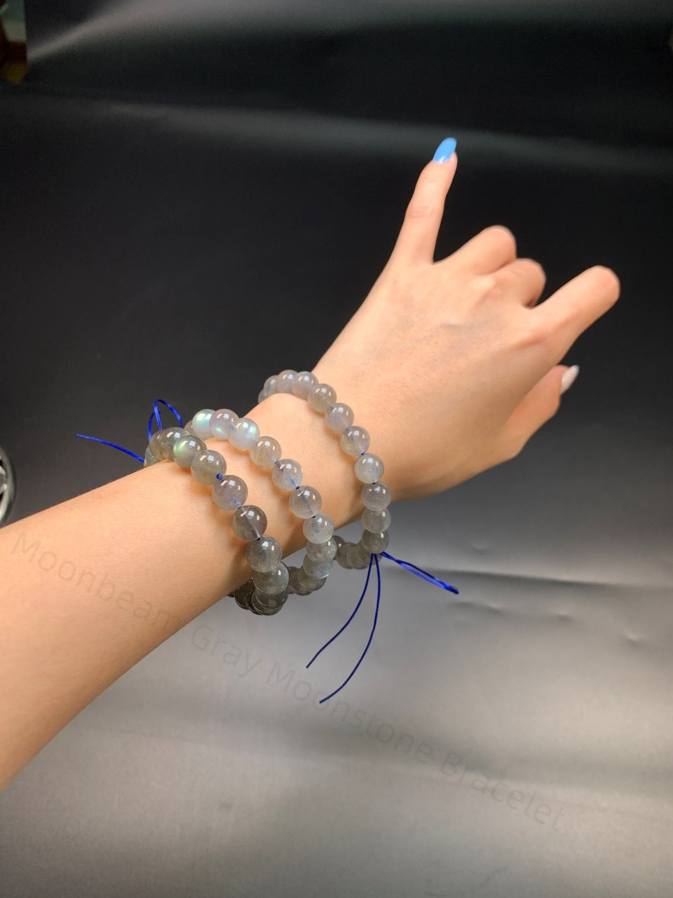 Moonbeam Gray Moonstone Bracelet - The Intuitive's Crystal for Emotional Balance & Gentle Sleep | Handmade Moon Energy Jewelry