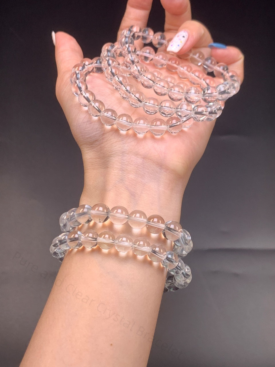 Pure and Clear Crystal Bracelet - Energy Cleansing & Intention Manifestation Crystal Jewelry | Handcrafted for Clarity, Protection & Harmony