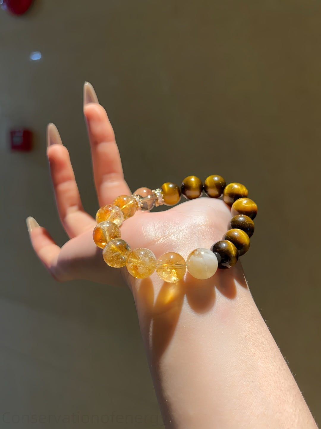 Triple Power Tiger's Eye & Citrine Crystal Bracelet - Wealth, Confidence & Energy Protection | Natural Healing Stones Jewelry