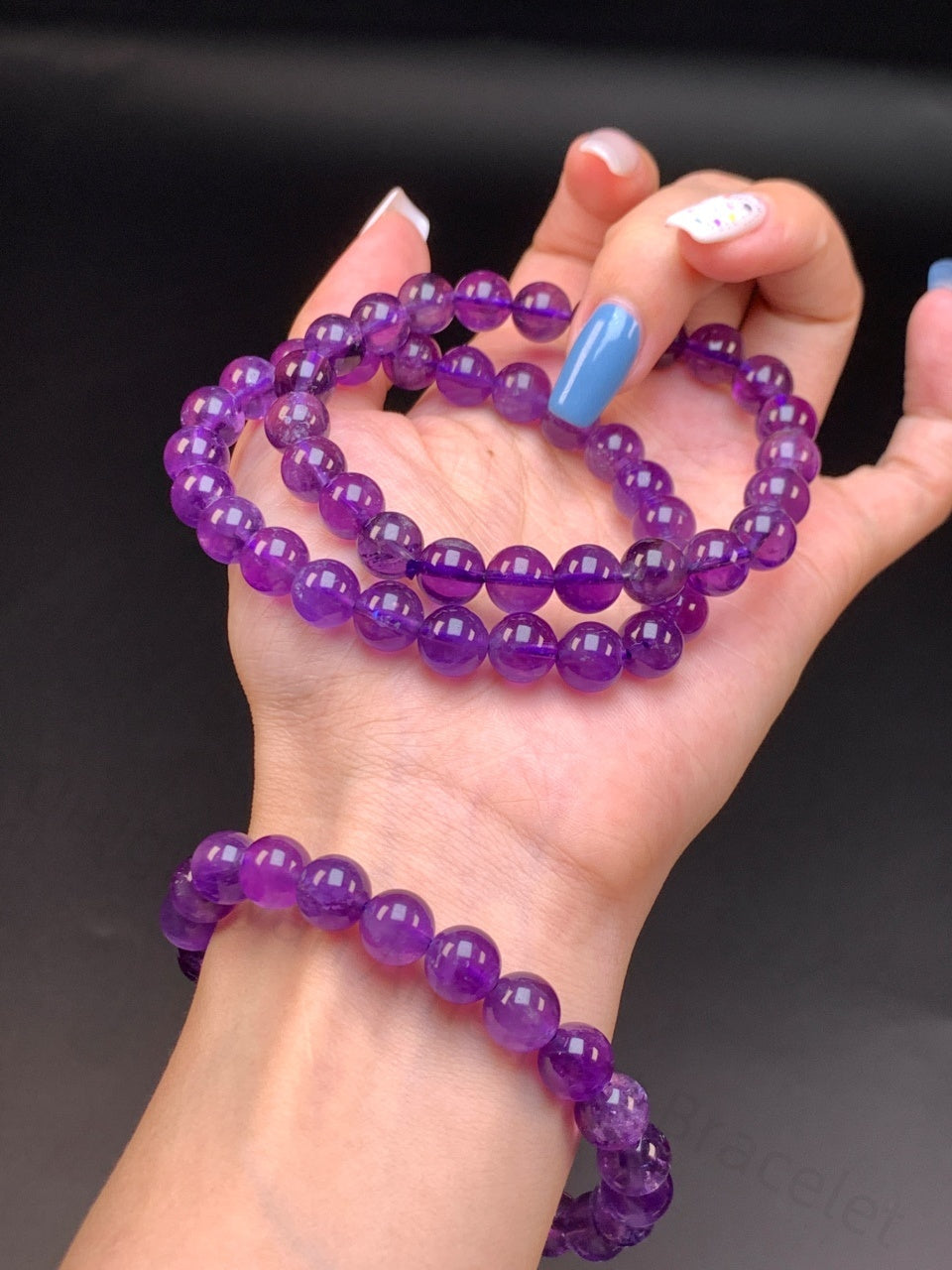 Uruguayan Amethyst Bracelet - Crown Chakra Crystal for Intuition & Focus | Handmade Spiritual Jewelry for Wisdom & Emotional Balance