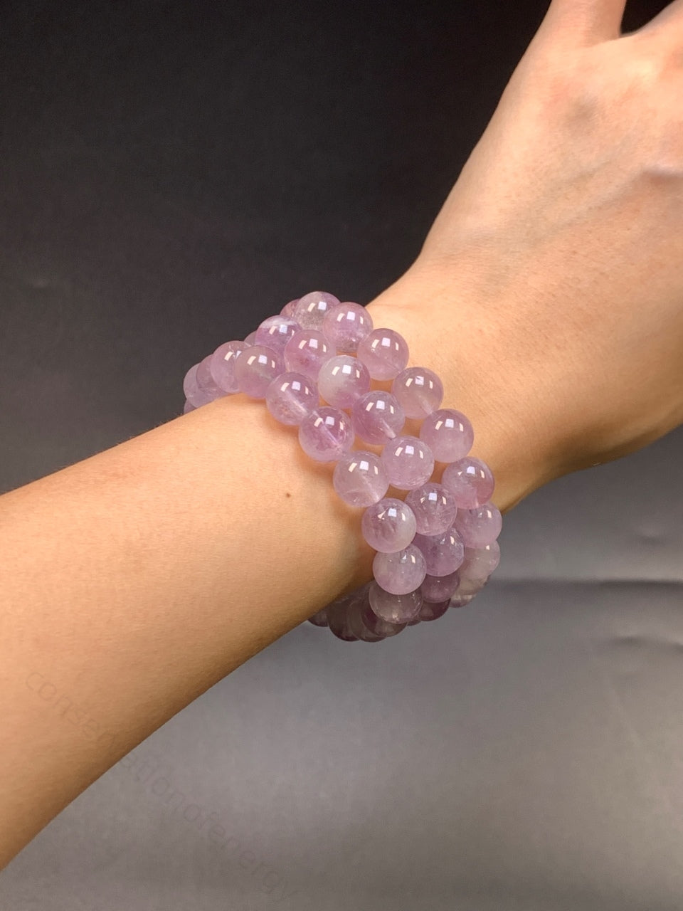 Natural Amethyst Rabbit Hair Bracelet - Energy Balancing Crystal for Emotional Support & Positive Vibes