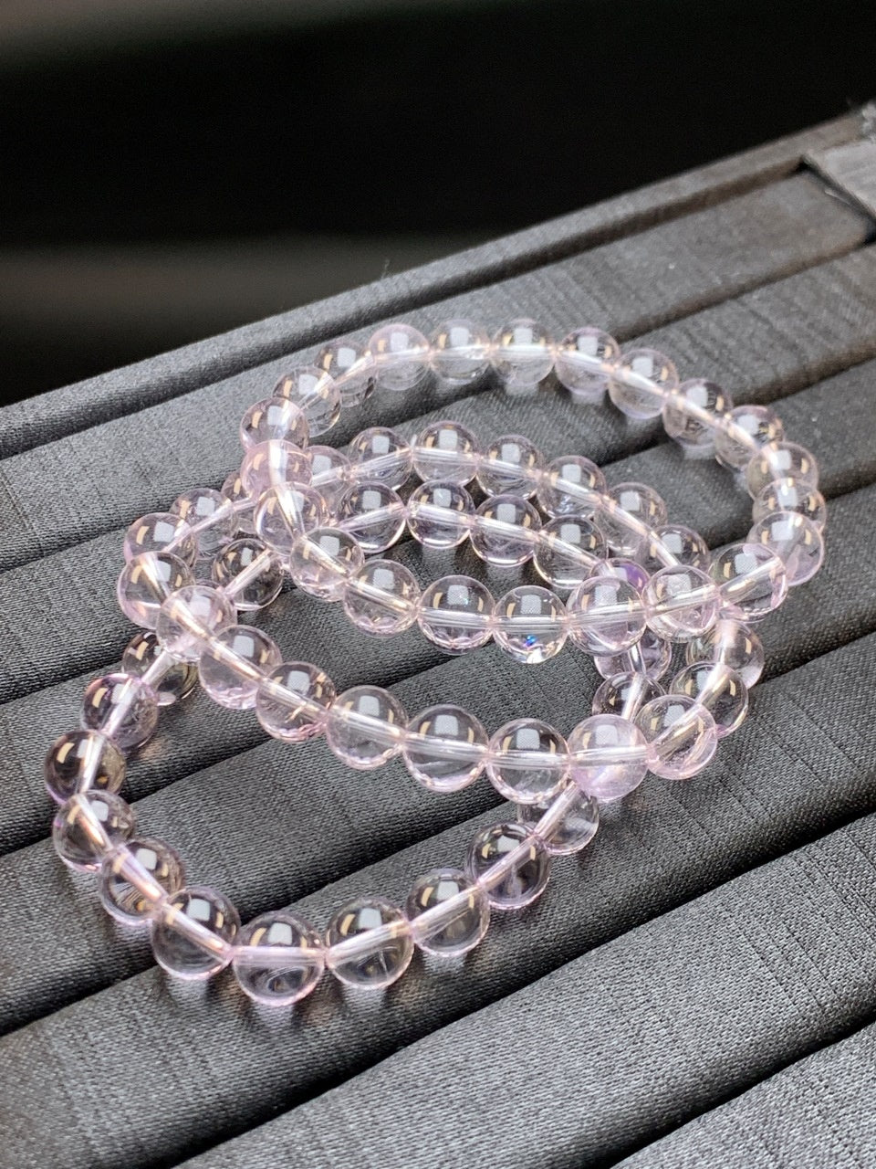 Bolivian Amethyst Bracelet - Energy Cleansing & Intuition Crystal | Handmade for Emotional Balance, Clarity & Restful Sleep