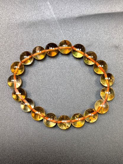 Citrine Tower Bracelet - Natural Crystal for Wealth, Confidence & Energy Protection
