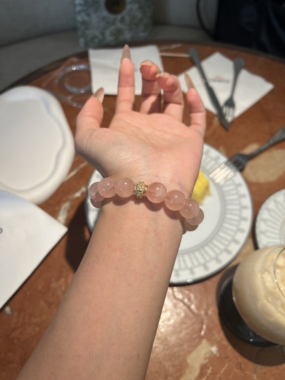 Harmony Rose Quartz Bracelet: Love Stone Energy & Positive Vibes