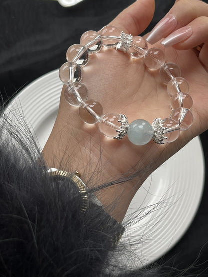 Harmony & Courage Crystal Bracelet - Double Stone Energy for Clarity, Protection & Positive Vibes - Handcrafted Spiritual Jewelry