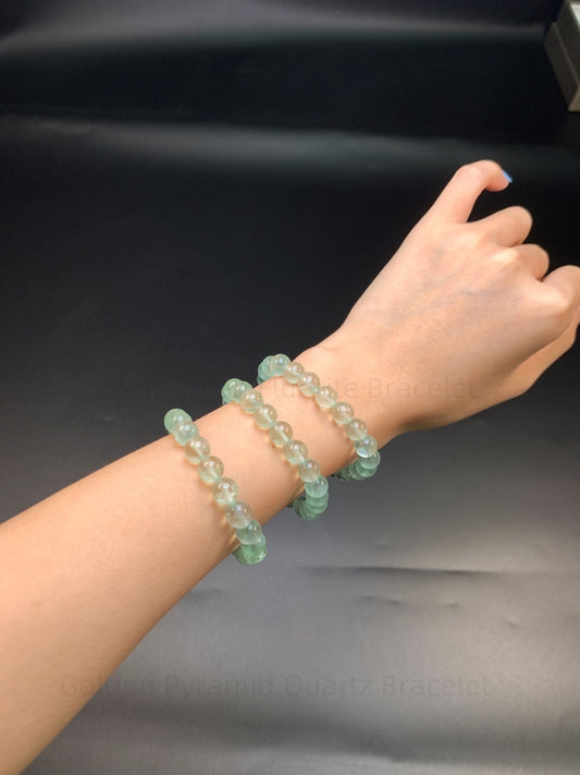 Mint Green Fluorite Bracelet - Clarity & Creativity Crystal | Handmade for Focus, Energy Cleansing & Mental Balance