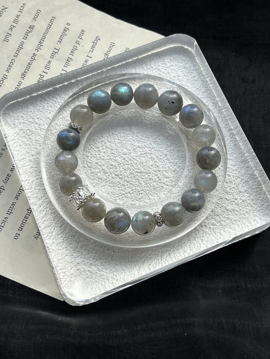 Moonstone Crystal Bracelet for Love, Inner Peace & Spiritual Growth – Premium Healing Energy Gemstone Jewelry for Women
