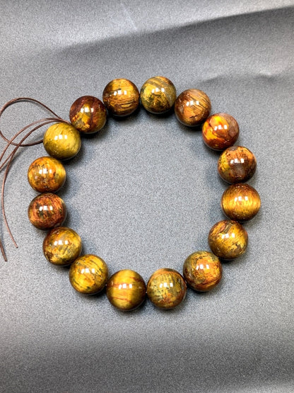 Phoenix Pietersite Bracelet - Success & Abundance Crystal | Handmade for Career Growth, Wealth & Confidence