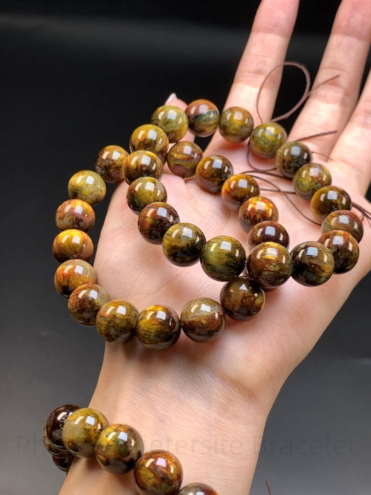Phoenix Pietersite Bracelet - Success & Abundance Crystal | Handmade for Career Growth, Wealth & Confidence